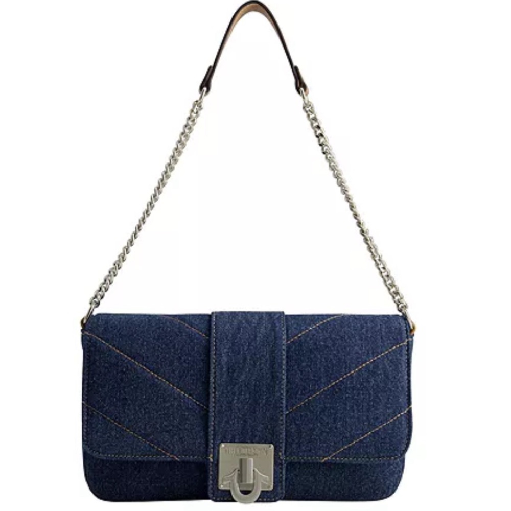 True Religion DENIM BRASS HARDWARE FLAP